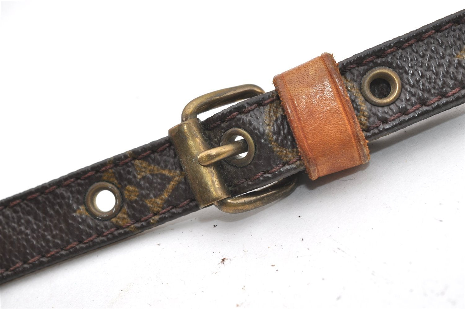 Authentic Louis Vuitton Monogram Danube Shoulder Cross Bag M45266 Junk 2369J