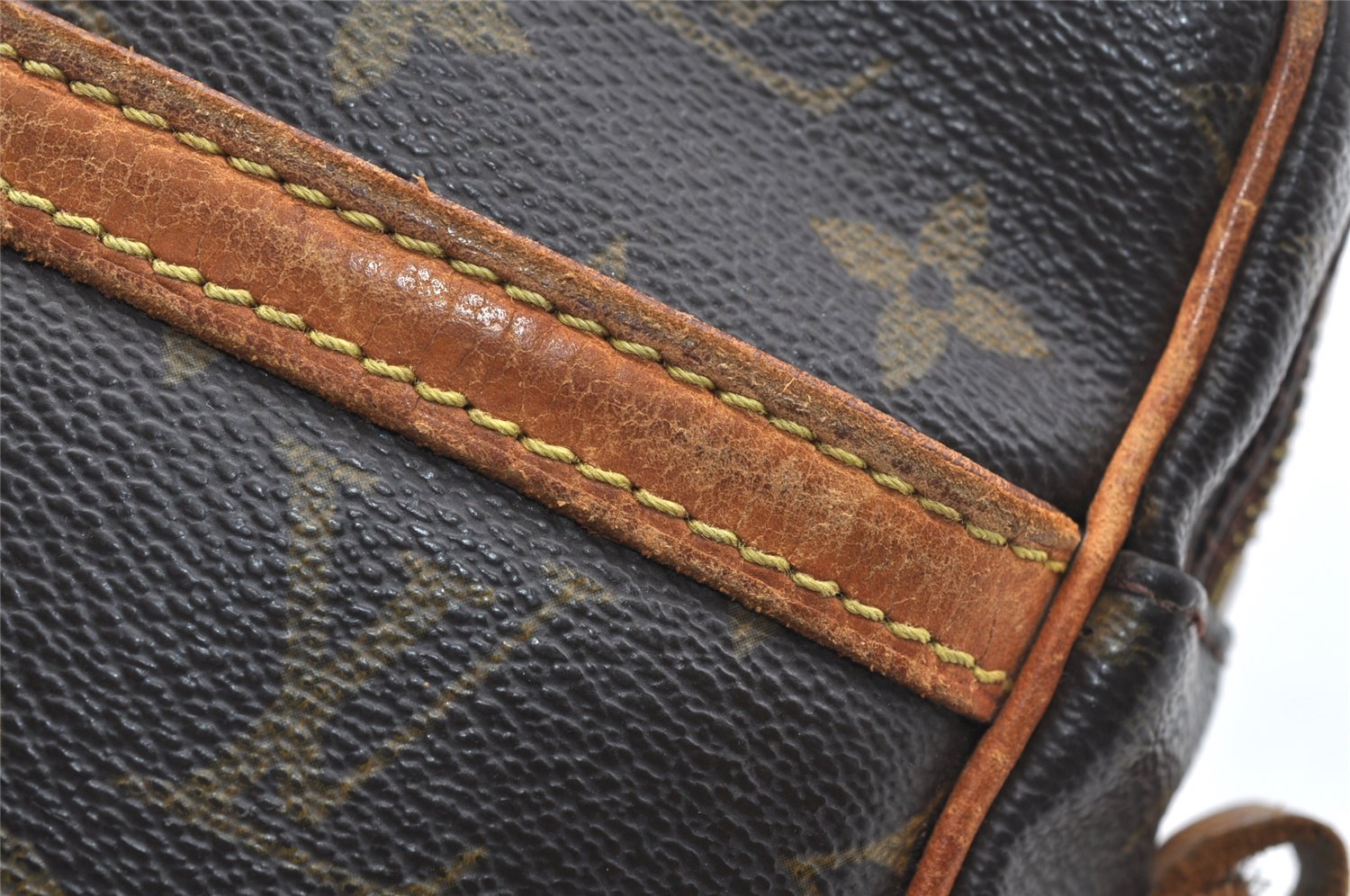 Authentic Louis Vuitton Monogram Danube Shoulder Cross Bag M45266 Junk 2369J