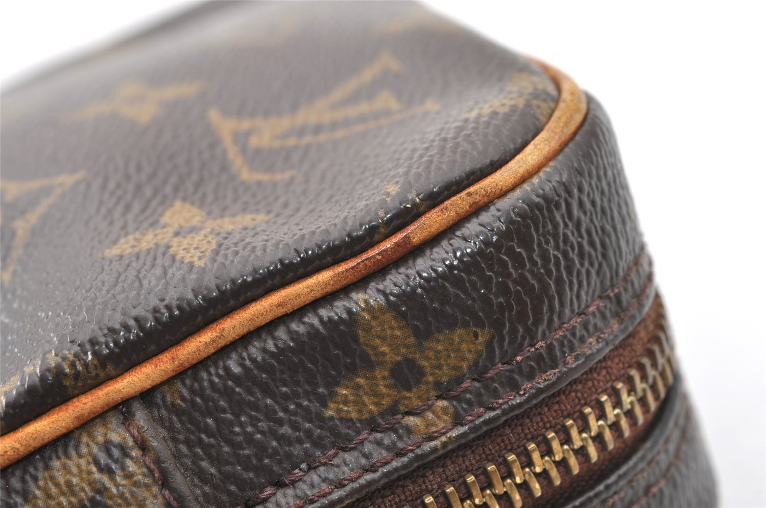 Authentic Louis Vuitton Monogram Danube Shoulder Cross Bag M45266 Junk 2369J