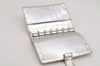 Auth Louis Vuitton Monogram Miroir Agenda PM Notebook Cover R20963 Silver 2369K