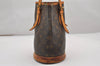 Authentic Louis Vuitton Monogram Bucket PM Shoulder Tote Bag M42238 LV 2370J