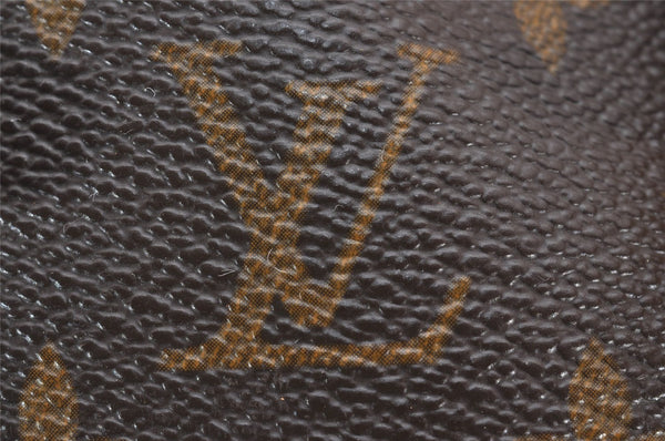 Authentic Louis Vuitton Monogram Bucket PM Shoulder Tote Bag M42238 LV 2370J