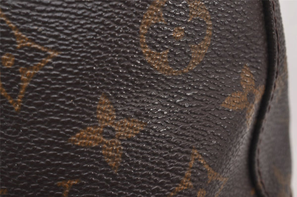 Authentic Louis Vuitton Monogram Bucket PM Shoulder Tote Bag M42238 LV 2370J