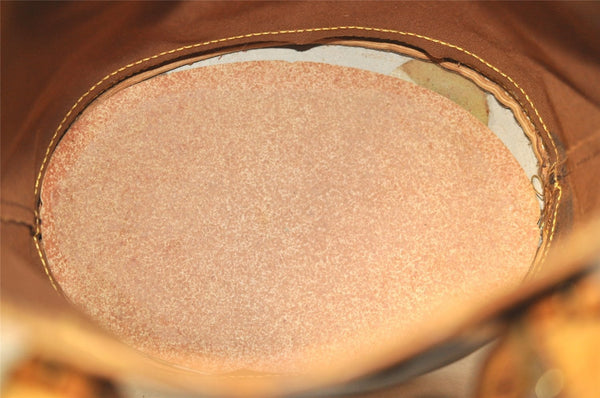 Authentic Louis Vuitton Monogram Bucket PM Shoulder Tote Bag M42238 LV 2370J