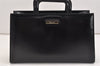 Authentic GUCCI 2 in 1 Tote Hand Bag Vinyl Leather Clear Black Junk 2370K