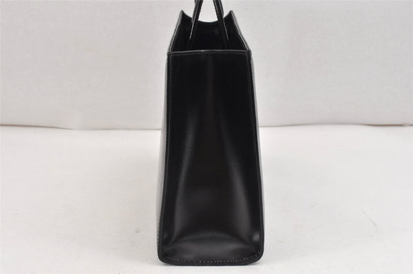 Authentic GUCCI 2 in 1 Tote Hand Bag Vinyl Leather Clear Black Junk 2370K