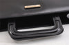 Authentic GUCCI 2 in 1 Tote Hand Bag Vinyl Leather Clear Black Junk 2370K