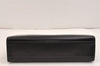 Authentic GUCCI 2 in 1 Tote Hand Bag Vinyl Leather Clear Black Junk 2370K
