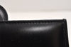 Authentic GUCCI 2 in 1 Tote Hand Bag Vinyl Leather Clear Black Junk 2370K