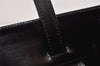 Authentic GUCCI 2 in 1 Tote Hand Bag Vinyl Leather Clear Black Junk 2370K