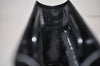 Authentic GUCCI 2 in 1 Tote Hand Bag Vinyl Leather Clear Black Junk 2370K