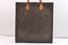 Authentic Louis Vuitton Monogram Sac Plat Hand Tote Bag M51140 LV 2371K