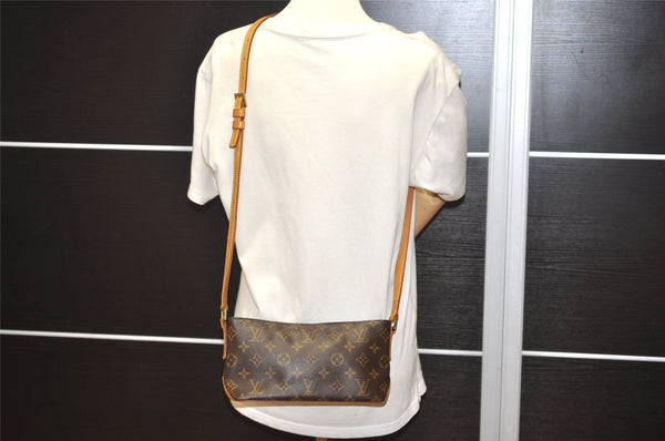 Authentic Louis Vuitton Monogram Trotteur Shoulder Cross Bag M51240 LV 2373I