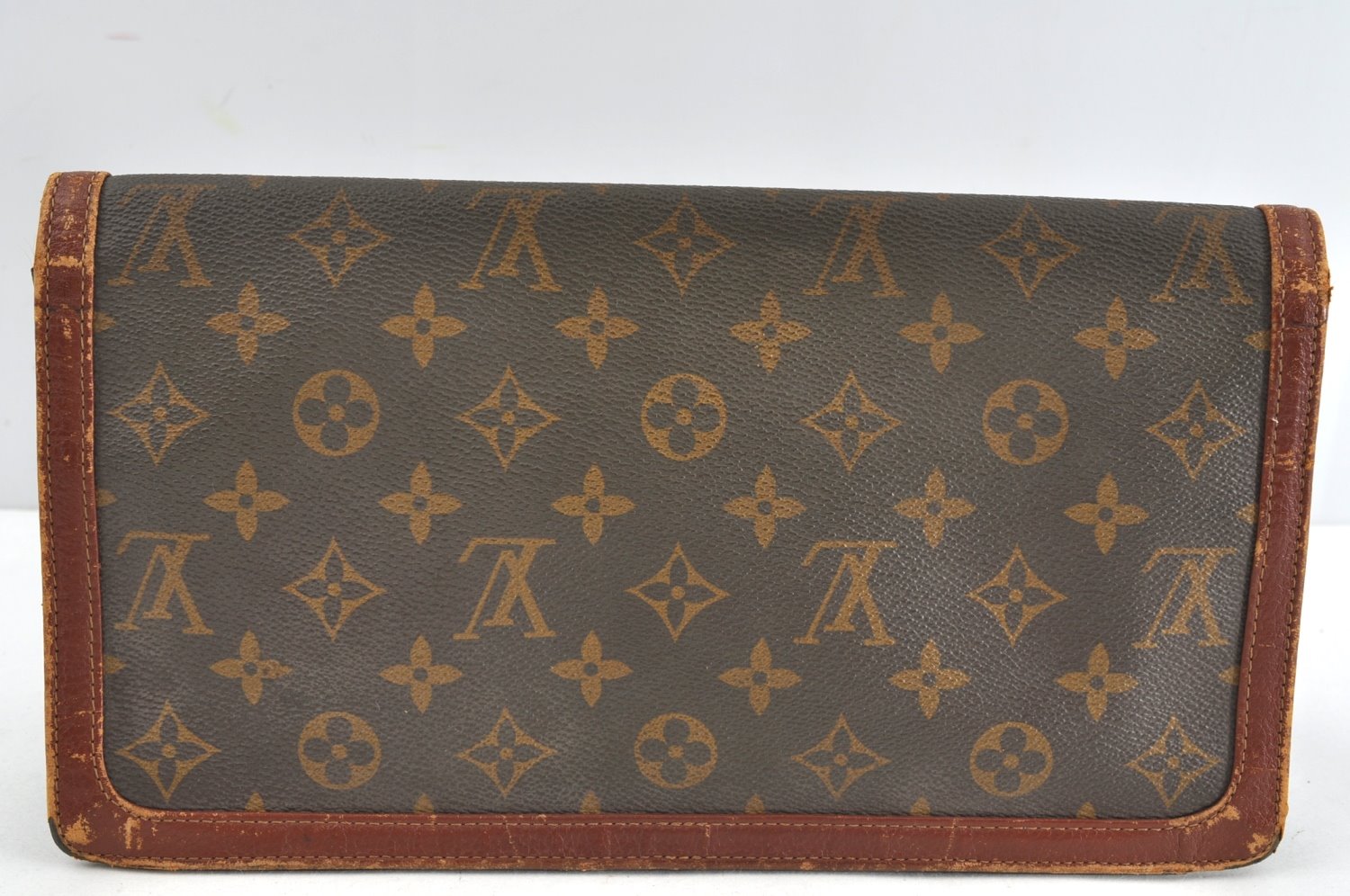 Auth Louis Vuitton Monogram Pochette Dame GM Clutch Bag Old Model Junk 2373J