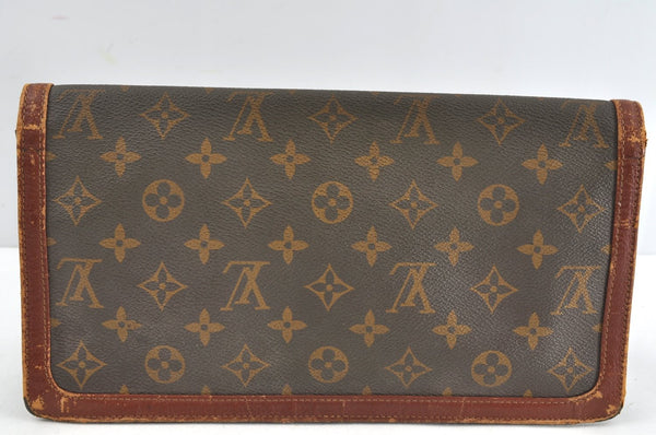Auth Louis Vuitton Monogram Pochette Dame GM Clutch Bag Old Model Junk 2373J