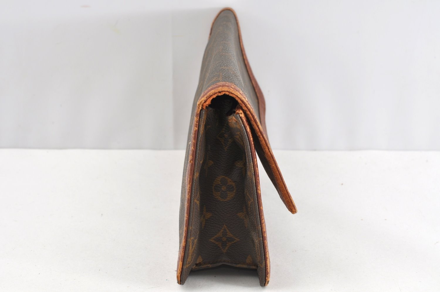 Auth Louis Vuitton Monogram Pochette Dame GM Clutch Bag Old Model Junk 2373J