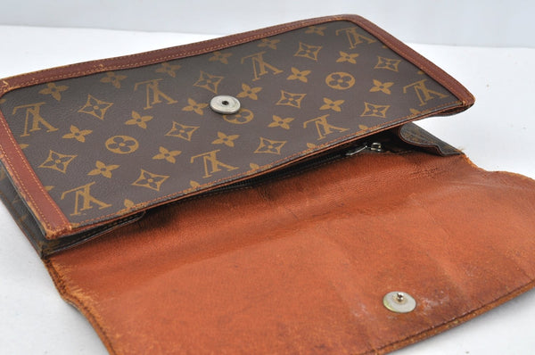 Auth Louis Vuitton Monogram Pochette Dame GM Clutch Bag Old Model Junk 2373J