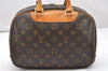 Authentic Louis Vuitton Monogram Trouville Hand Bag Purse M42228 LV 2373K
