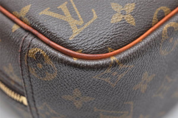 Authentic Louis Vuitton Monogram Trouville Hand Bag Purse M42228 LV 2373K