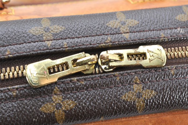 Authentic Louis Vuitton Monogram Trouville Hand Bag Purse M42228 LV 2373K