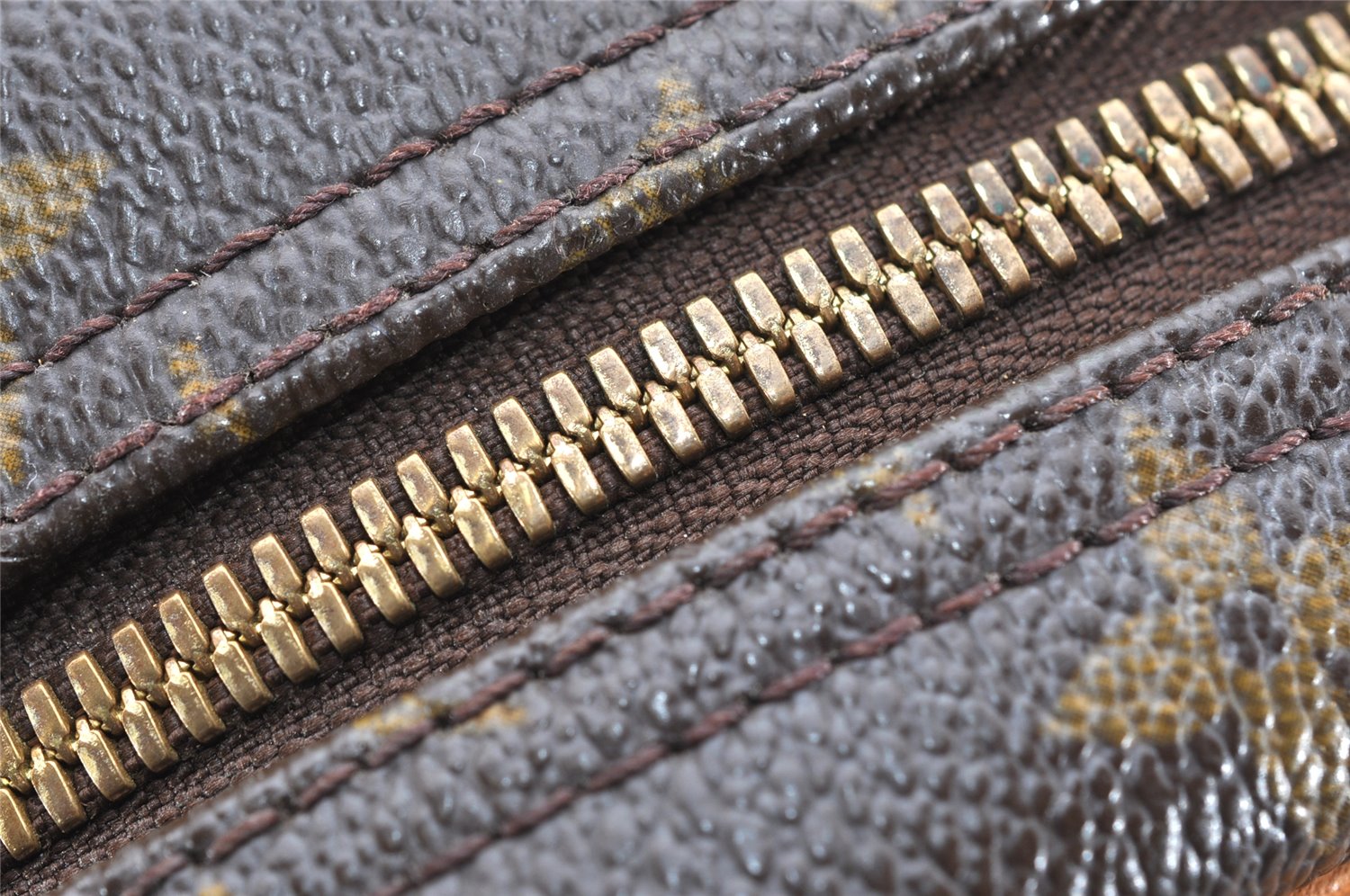 Authentic Louis Vuitton Monogram Trouville Hand Bag Purse M42228 LV 2373K