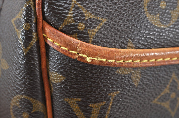Authentic Louis Vuitton Monogram Trouville Hand Bag Purse M42228 LV 2373K