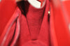 Authentic Louis Vuitton Epi Cluny Shoulder Bag Purse Red M52257 LV 2374I