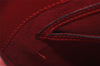 Authentic Louis Vuitton Epi Cluny Shoulder Bag Purse Red M52257 LV 2374I