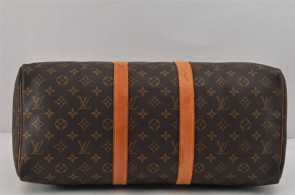 Authentic Louis Vuitton Monogram Keepall 45 Travel Boston Bag M41428 LV 2374K