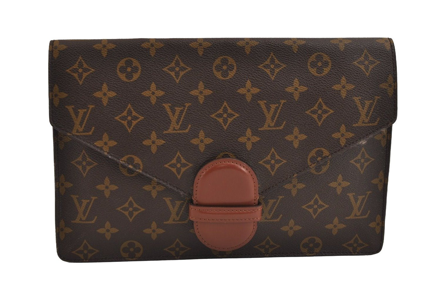 Authentic Louis Vuitton Monogram Ranelagh Clutch Hand Bag M51782 LV 2375J