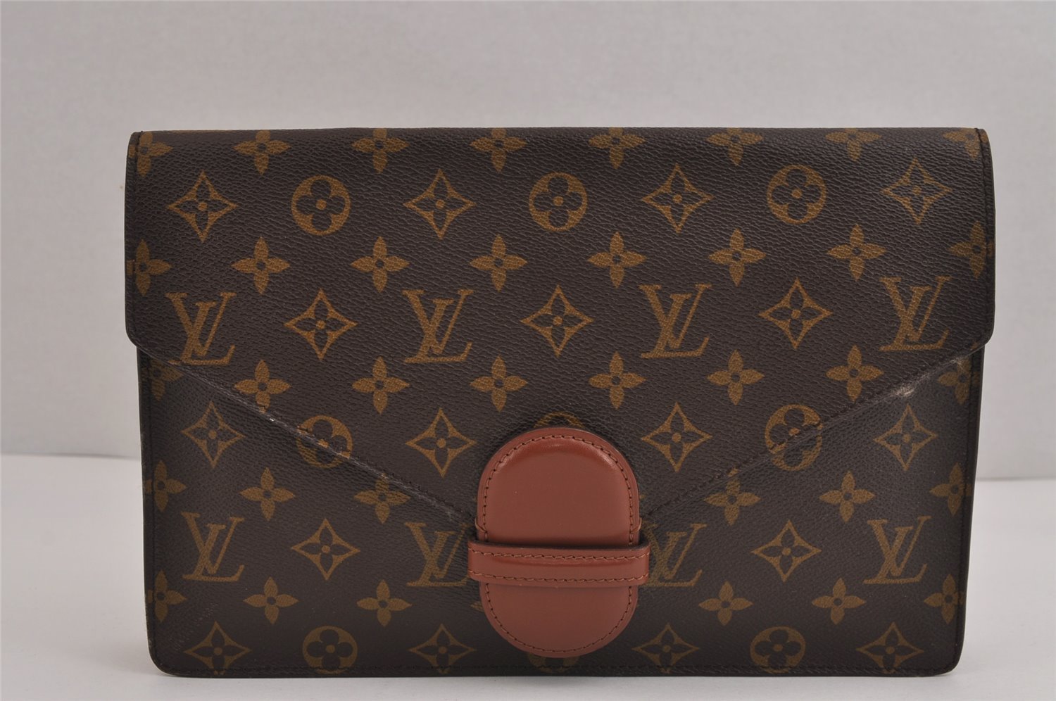 Authentic Louis Vuitton Monogram Ranelagh Clutch Hand Bag M51782 LV 2375J