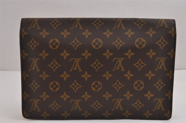 Authentic Louis Vuitton Monogram Ranelagh Clutch Hand Bag M51782 LV 2375J