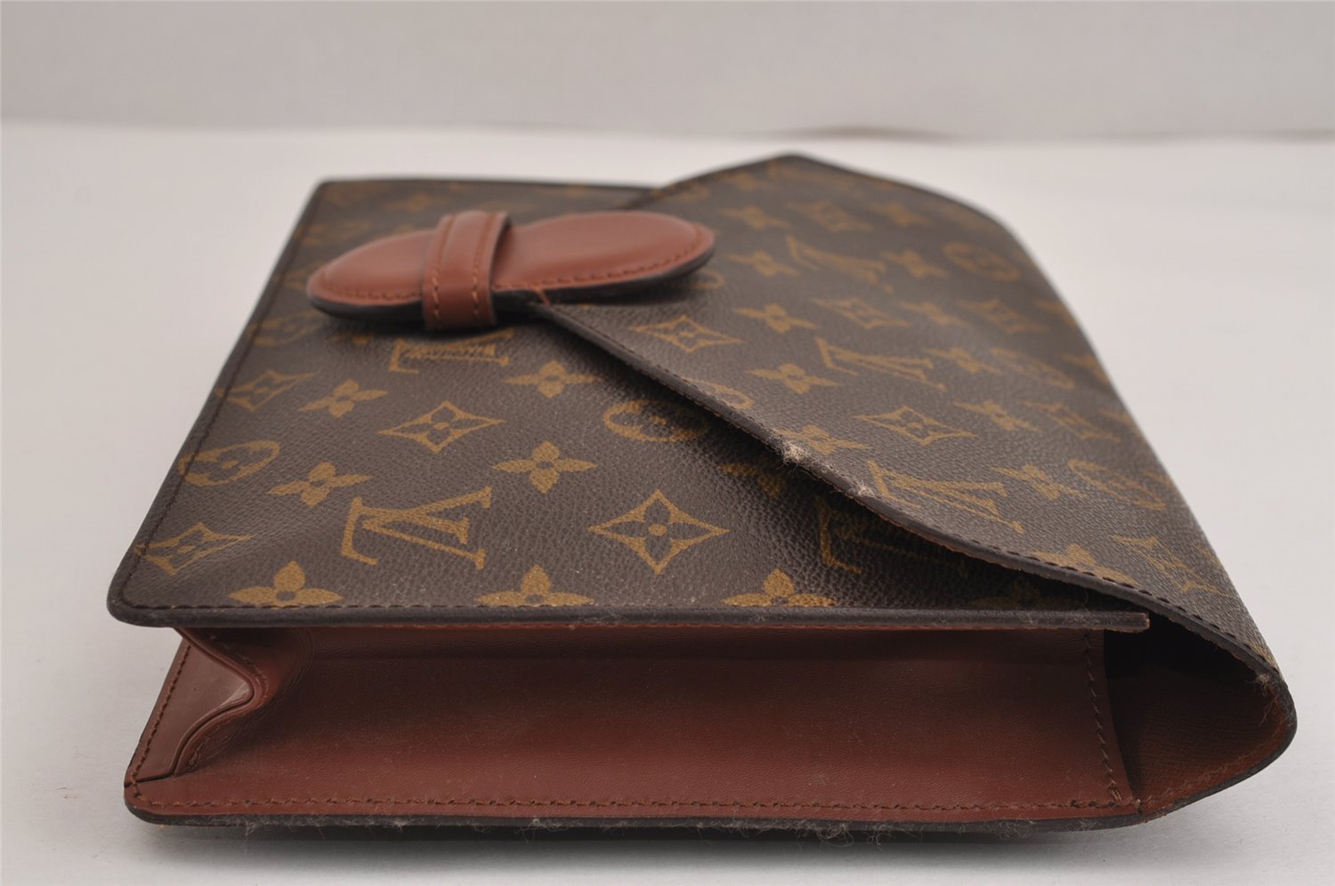 Authentic Louis Vuitton Monogram Ranelagh Clutch Hand Bag M51782 LV 2375J