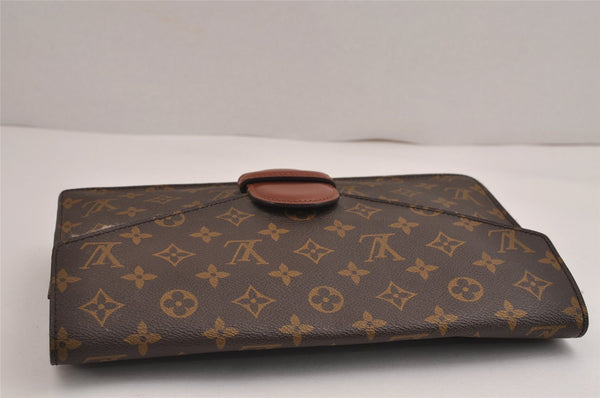 Authentic Louis Vuitton Monogram Ranelagh Clutch Hand Bag M51782 LV 2375J