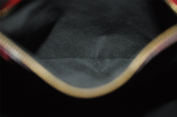 Authentic Louis Vuitton Epi Randonnee GM Shoulder Bag Red M43087 LV 2375K