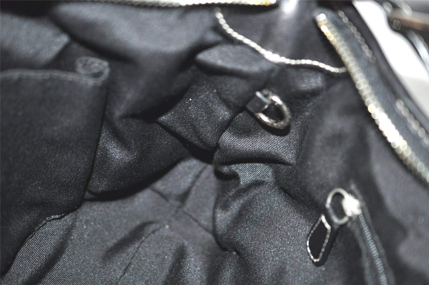 Authentic COACH Signature Shoulder Crossbody Bag Canvas Leather 7077 Black 2376I