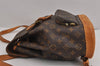 Authentic Louis Vuitton Monogram Montsouris MM Backpack M51136 LV 2376J