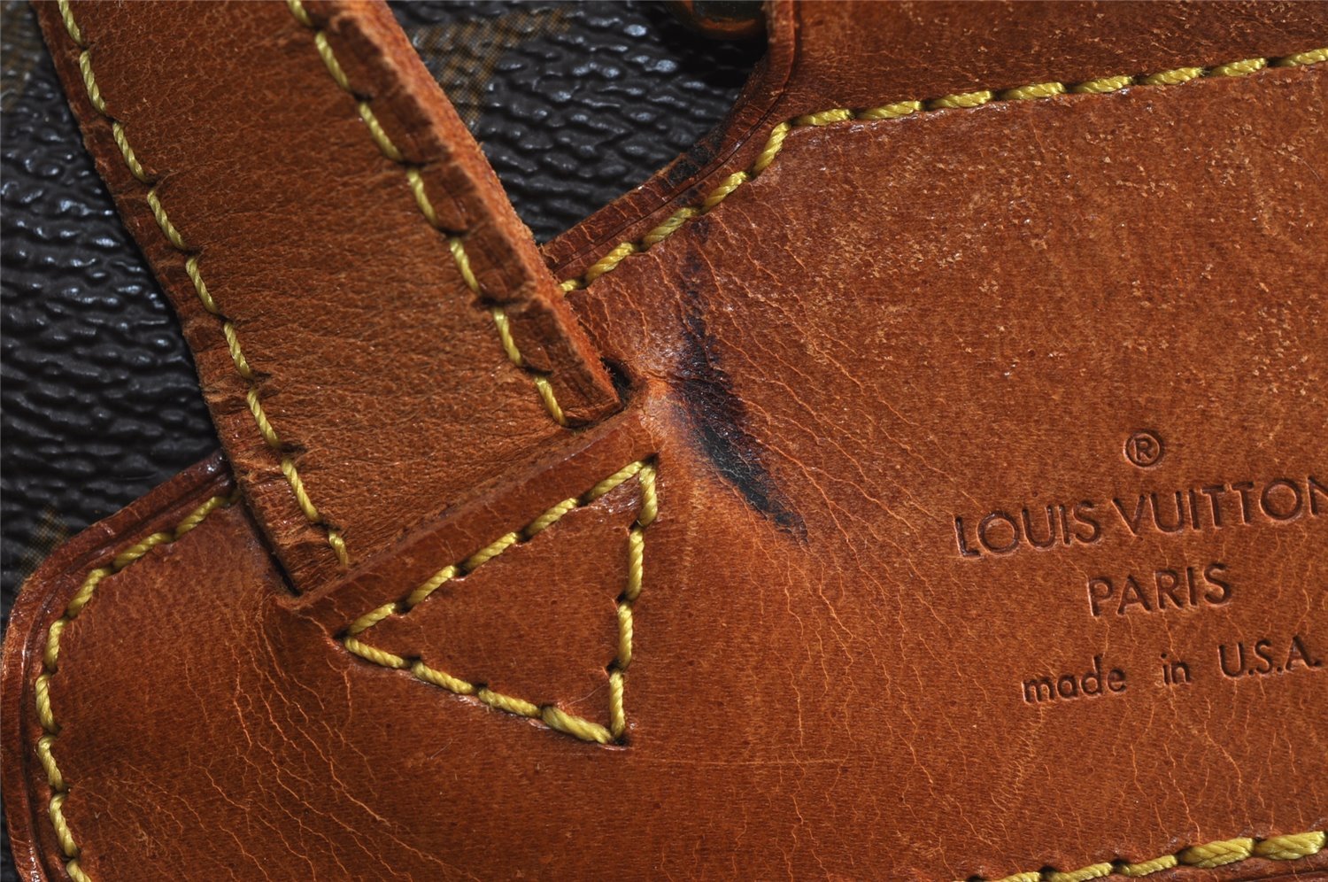 Authentic Louis Vuitton Monogram Montsouris MM Backpack M51136 LV 2376J