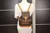 Authentic Louis Vuitton Monogram Montsouris MM Backpack M51136 LV 2376J