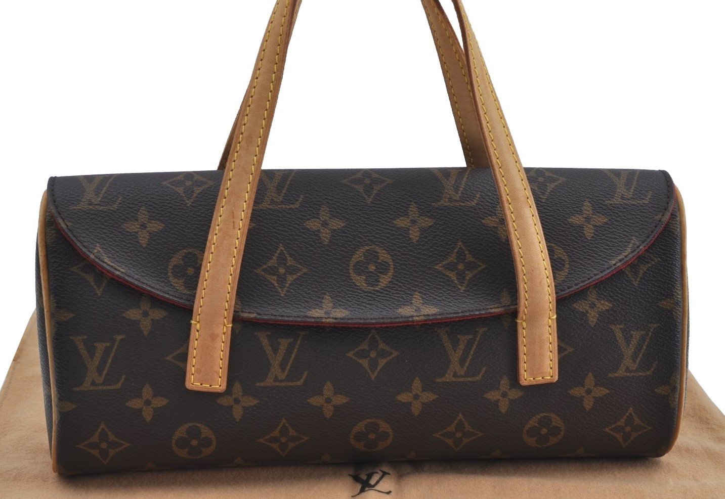 Authentic Louis Vuitton Monogram Sonatine Hand Bag Purse M51902 LV 2377I