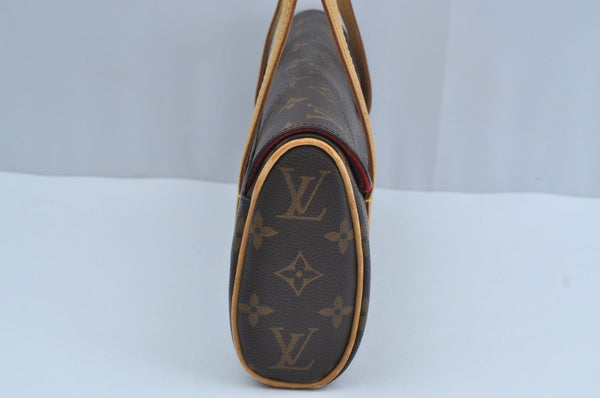 Authentic Louis Vuitton Monogram Sonatine Hand Bag Purse M51902 LV 2377I