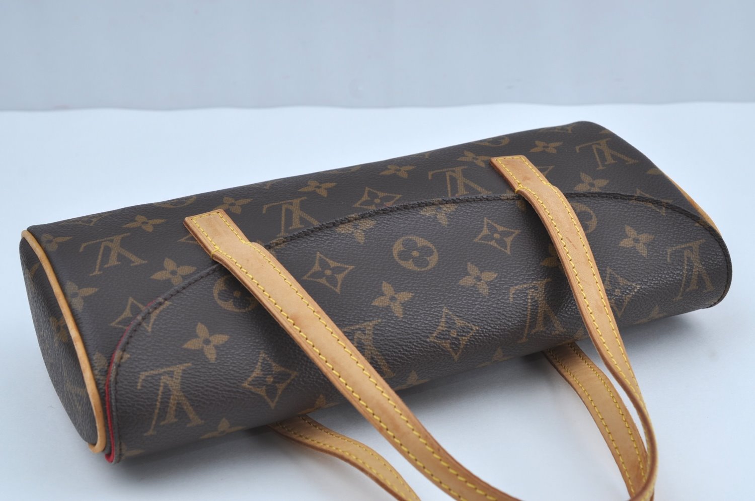 Authentic Louis Vuitton Monogram Sonatine Hand Bag Purse M51902 LV 2377I