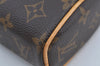 Authentic Louis Vuitton Monogram Sonatine Hand Bag Purse M51902 LV 2377I