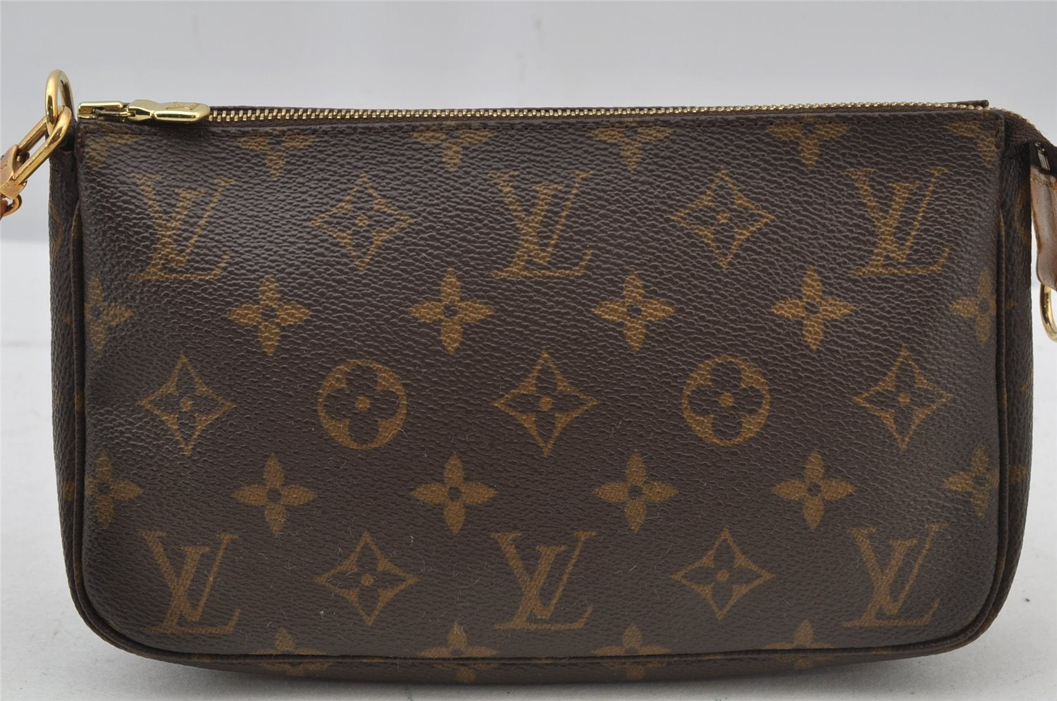 Authentic Louis Vuitton Monogram Pochette Accessoires Pouch M51980 LV Junk 2377J