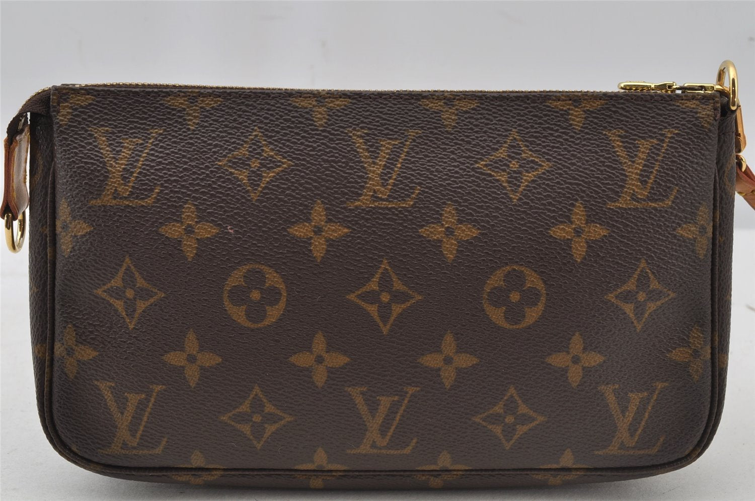 Authentic Louis Vuitton Monogram Pochette Accessoires Pouch M51980 LV Junk 2377J
