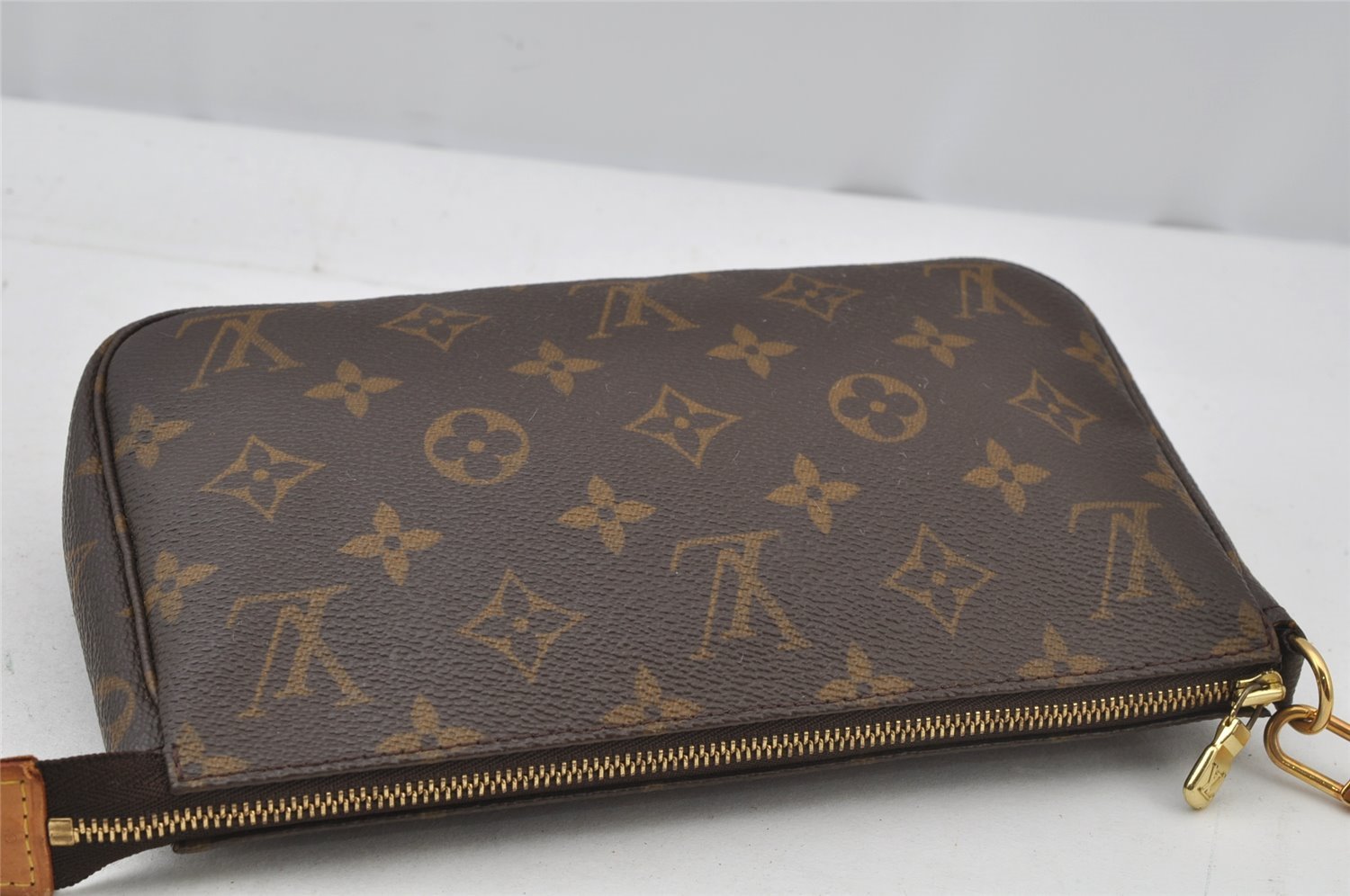 Authentic Louis Vuitton Monogram Pochette Accessoires Pouch M51980 LV Junk 2377J