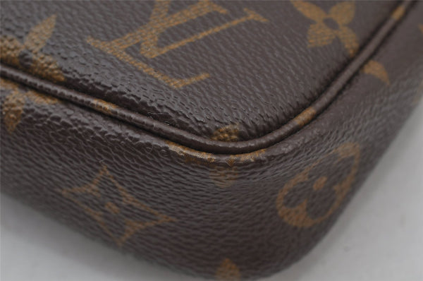 Authentic Louis Vuitton Monogram Pochette Accessoires Pouch M51980 LV Junk 2377J