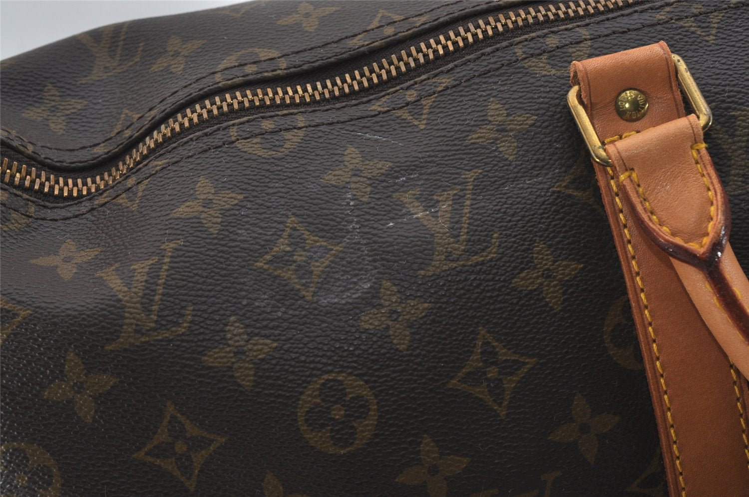 Authentic Louis Vuitton Monogram Keepall 50 Travel Boston Bag M41426 LV 2378I