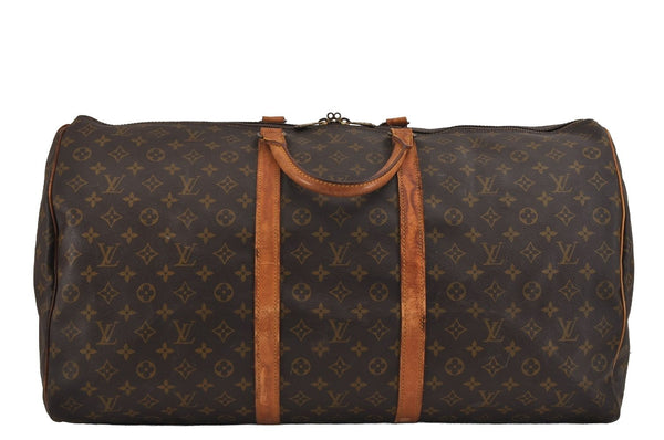 Authentic Louis Vuitton Monogram Keepall 60 Travel Boston Bag M41422 LV 2378J