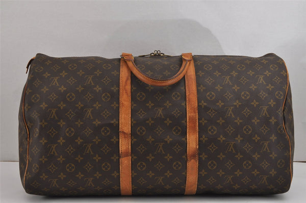 Authentic Louis Vuitton Monogram Keepall 60 Travel Boston Bag M41422 LV 2378J